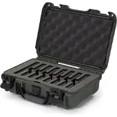 Nanuk 909 valise avec mousse pour 8 couteaux, vert olive