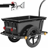 Jurhan Chariot à vélo, TERY. 90l, 61x153x90cm, noir