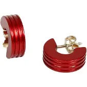 Demarie Boucles d'oreilles rouge