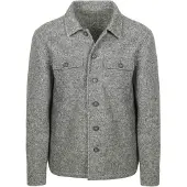 Suitable Surchemise Mix Laine Boiled Gris