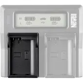 Newell Adapterplatte für -Ladegerät für NP-W126-Akkus für Fujifilm, Alimentation pour appareil photo, Noir