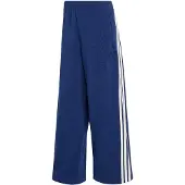 Adidas Kit 3-stripes Wide Joggers Femme - Pantalons, Bleu - Taille 40 - Jersey de coton