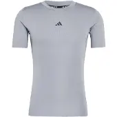 Adidas T-Shirt fonctionnel 'Compression' gris