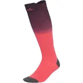 Adidas Chaussettes de sport 'RUNNING COMFY CALF DIPDYE' gris chiné / framboise / noir