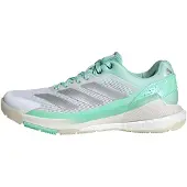 Adidas Chaussure de sport 'Crazyquick' turquoise / gris / argent / blanc