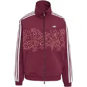 Adidas Veste mi-saison 'Firebird' lie de vin / melon / blanc