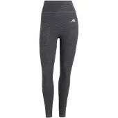 Adidas Pantalon de sport 'Optime Essentials' gris chiné / blanc