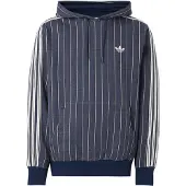 Adidas Originals Sweat-shirt 'PINSTRIPES' bleu chiné / blanc