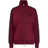 Adidas Veste de survêtement 'Firebird' lie de vin / noir