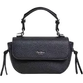 Pepe Jeans pour femme. PL0300112 Sac Ambra Script noir (OSFA), Casuel, Polyuréthane