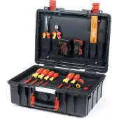 Wiha 47312 Kit Basic L Electric - Coffret D'outils - 46 Pièces - Pour Électriciens