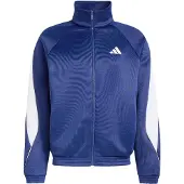 Adidas Stadium Tracktop Homme - Vestes Zippees, Bleu - Taille L - Poly Mesh