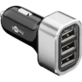 Pro Triple, Adaptateur pour véhicule, Noir, Argent