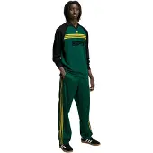 Adidas Originals Jogging Firebird Loose Pinstripes Track Tracksuit Bottoms hommes - Vert - EU XL