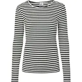 Pieces T-shirt 'PCLaya' noir / blanc