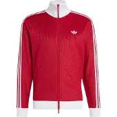 Adidas Veste de survêtement 'Classic' rouge / blanc