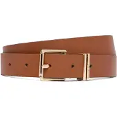 Tommy Hilfiger Ceinture 'Buckle Logo Keeper' cognac