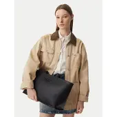 Tommy Hilfiger Cabas 'Essential Textured Logo Tote' noir