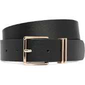 Tommy Hilfiger Ceinture 'Double Keeper Buckle' noir