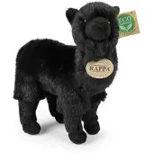 Rappa Peluche Lama Noir 23 Cm Ecologique