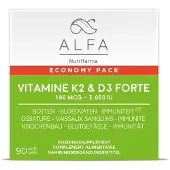 Alfa Vitamine K2 & D3 Forte 90 pc(s) Capsule(S)