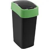 Keter Poubelle FLIP BIN 45 l noir/vert