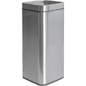 MAUL Poubelle MAULprime 30 l en acier inoxydable 25,1 x 25,1 x 60,4 cm argent
