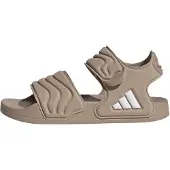 Adidas Chaussures ouvertes 'Adilette' kaki / blanc