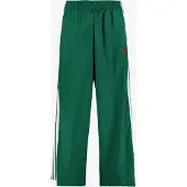 Adidas Pantalon de sport vert foncé / blanc