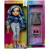 Mga Rainbow High Style Icons Skyler Doll Bleu Enfants
