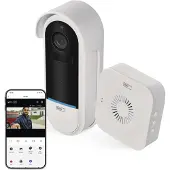 Emos GoSmart Home Sonnette vidéo sans fil à piles IP-15S avec Wi-Fi, H4032