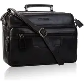 Betlewski Sac homme vintage noir TBS-322 + certificat