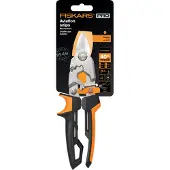 Fiskars Powergear Aviation Snip Straight Bulldog Sheet Metal Scissors 38.1 Mm Doré