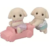 Sylvanian Families Figurines Les jumeaux Lapin Bélier