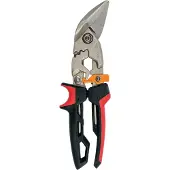 Fiskars Powergear Aviation Snip Offset Left Sheet Metal Scissors 38.1 Mm Argenté