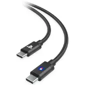 Hori Câble de charge USB-C vers USB-C - PlayStation pour manettes DualSense et DualSense Edge PS5 - Longueur : 3 m - Noir