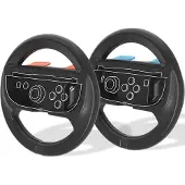 Trade invaders Pack de 2 Volants - - Switch 2 - Ergonomiques - Boutons Agrandis - Protection ABS