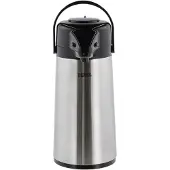Thermos Jug With Pump 1.9l-steel Milk Jug Argenté One Size / EU Plug 220V