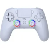 Subsonic Manette sans fil pour PS4 et PC Blanc