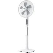 Black & Decker Ventilateur sur pied ES9440170B 135 cm 50 W Blanc