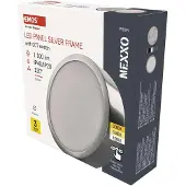 Emos Luminaire LED NEXXO nickel brossé, 17 cm, 12,5 W, blanc chaud/neutre, ZM5233