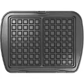 Lagrange Premium 010122 Lot de 2 plaques pour gaufres en fonte d'aluminium