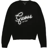 GUESS Sweat-shirt noir / blanc