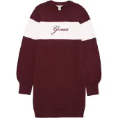 GUESS Robe lie de vin / blanc