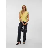 Vero Moda Chemisier 'VMDora' jaune
