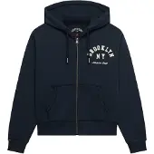 Superdry Veste de survêtement 'ATH ESS' marine / blanc