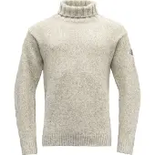 Devold Nansen Wool High Neck Sweater Beige S