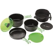 Optimus - Set de cuisson - Terra Camp 4 en Aluminium - Gris