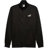 Puma Vestes d’entraînement 'Ess No. 1' noir / blanc