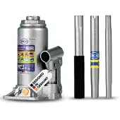 Alca Cric hydraulique t I Cric à piston & cric sous châssis en acier I Pour auto, moto, voiture & atelier I Hauteur de levage 185-355 mm I & GS-approuvé